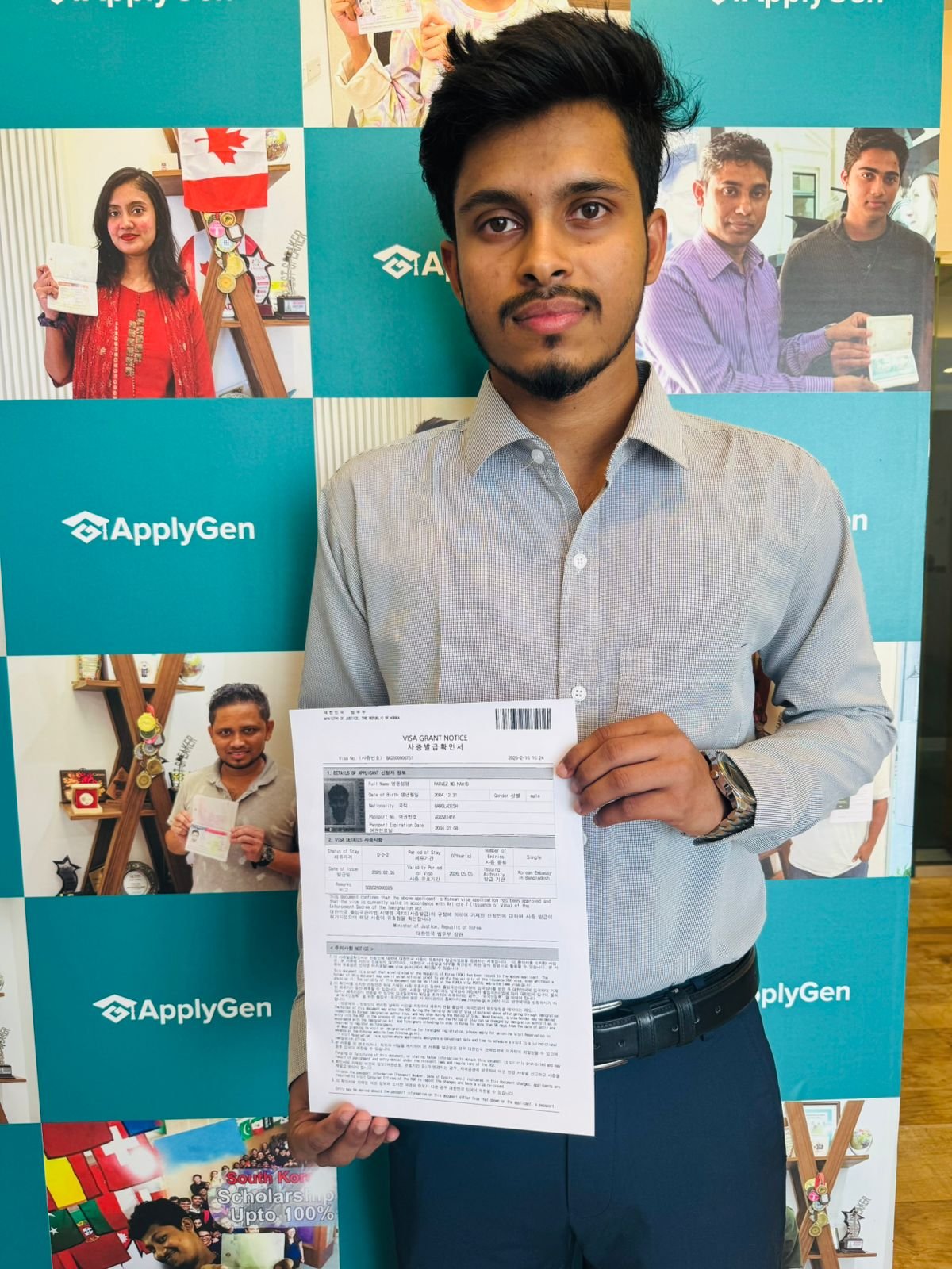 South korea visa success